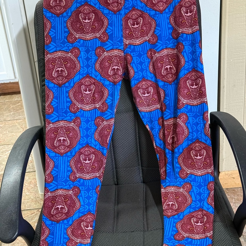 Kids Blue and Red Patterned Bottoms